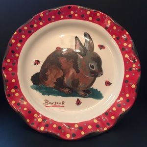 Anthropologie x Nathalie Lete Bunny Plate